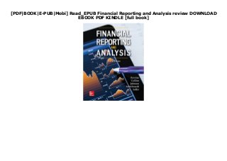 [PDF|BOOK|E-PUB|Mobi] Read_EPUB Financial Reporting and Analysis review DOWNLOAD
EBOOK PDF KINDLE [full book]
 