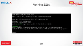 281
Running SQLcl
 