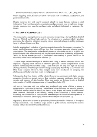 A FRAMEWORK FOR SECURING PERSONAL DATA SHARED BY USERS ON THE DIGITAL ...