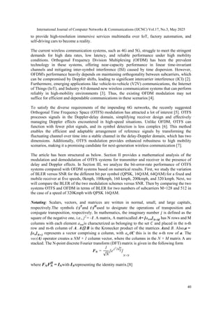 Evaluating OTFS Modulation for 6G: Impact of High Mobility and ...