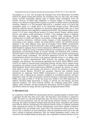 Energy Efficient Virtual MIMO Communication Designed for Cluster based ...
