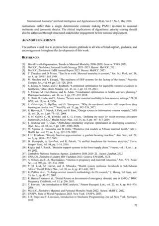 A PRESCRIPTIVE ANALYTICS FRAMEWORK FOR RISK-INTEGRATED MATERNAL ...