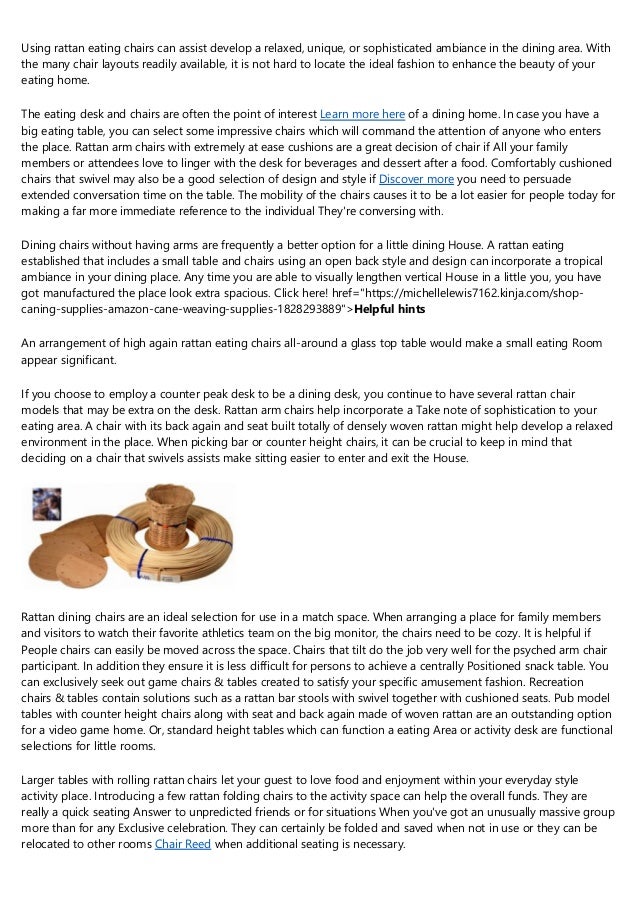 10 Wrong Answers to Common Cane Weaving Questions Do You Know the