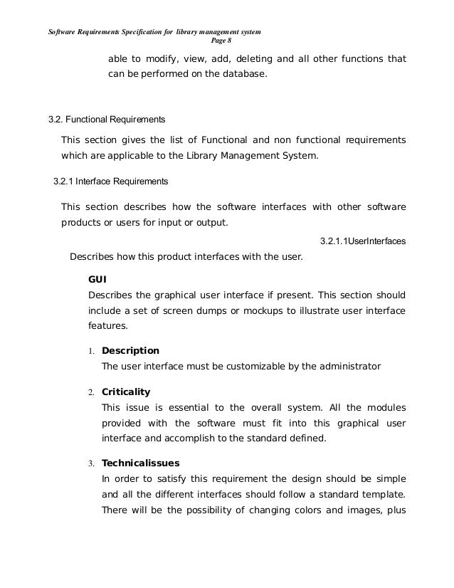 Functional and Nonfunctional Requirement