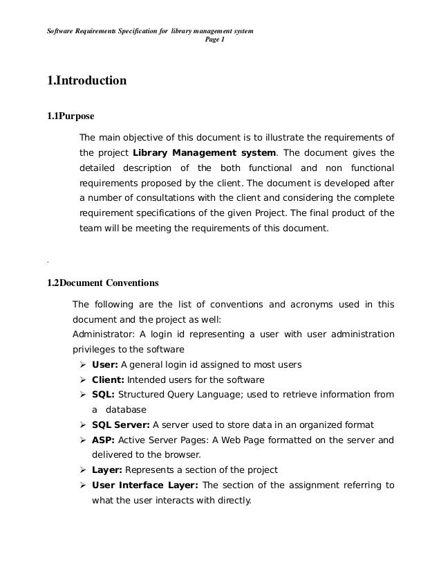 pdf library management database for er system diagram 17337071 srs system management library