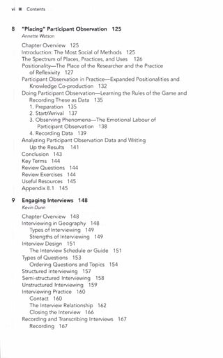 Qualitative Research Methods In Human Geography 5th Edition Iain Hay ...