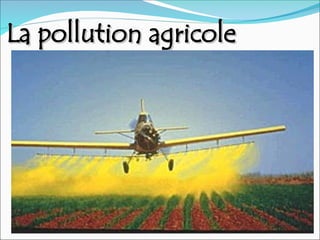 La pollution agricole
La pollution agricole
 