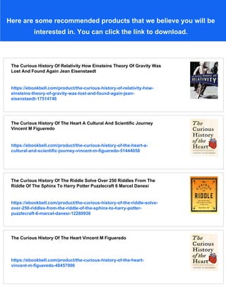The Curious History Of Relativity How Einsteins Theory Of Gravity Was ...