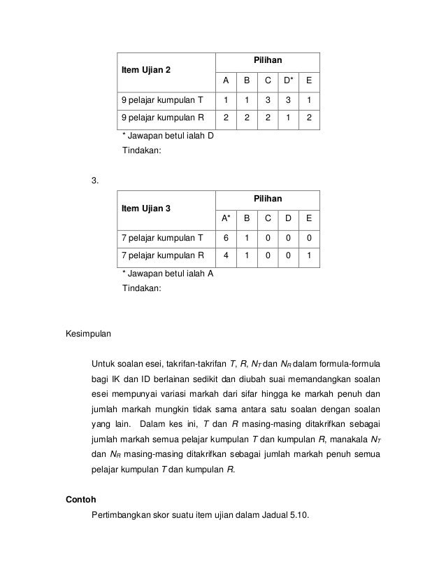 Contoh Soalan Indeks - Terengganu z