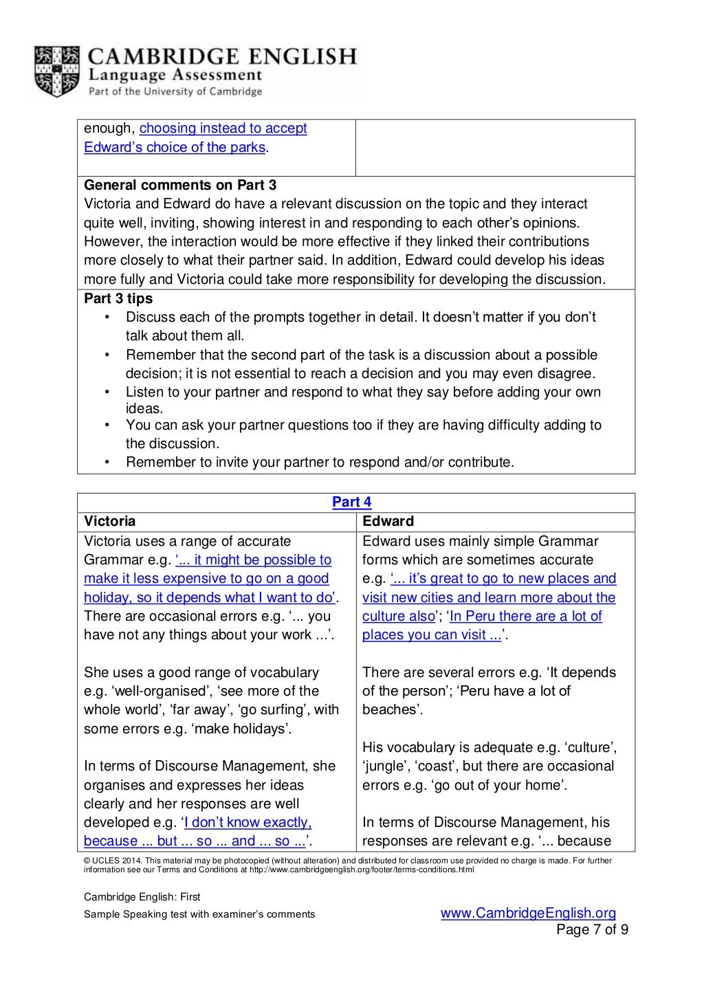 Cambridge Advanced Speaking Exam Examples – QRZJTH