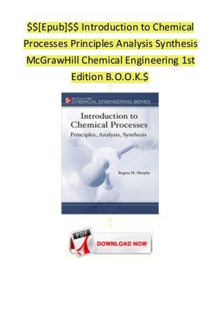 Best Discount Introduction to Chemical Processes Principles Analysis ...