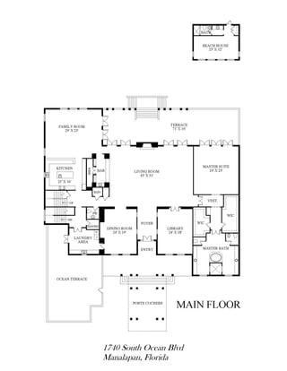 1740 South Ocean Blvd
Manalapan, Florida
 