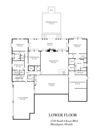 1740 South Ocean Blvd
Manalapan, Florida
 