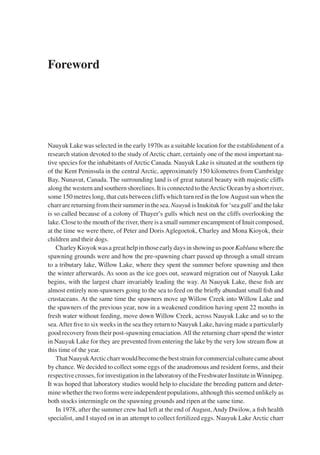Short Foreword Arctic Charr Aquaculture 1st Edition Gavin Johnston | PDF