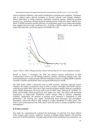 Performance of Multi-Hop FSO Systems Under Practical Conditions with ...