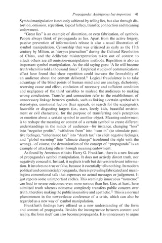 Propaganda Ideas Discourses And Its Legitimization Hailong Liu | PDF