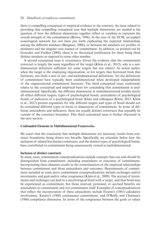 Handbook Of Employee Commitment John P Meyer Editor | PDF