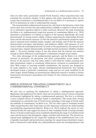 Handbook Of Employee Commitment John P Meyer Editor | PDF