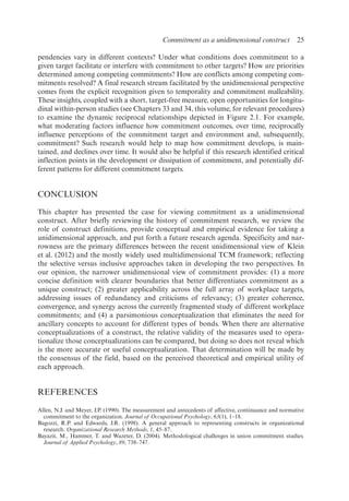 Handbook Of Employee Commitment John P Meyer Editor | PDF