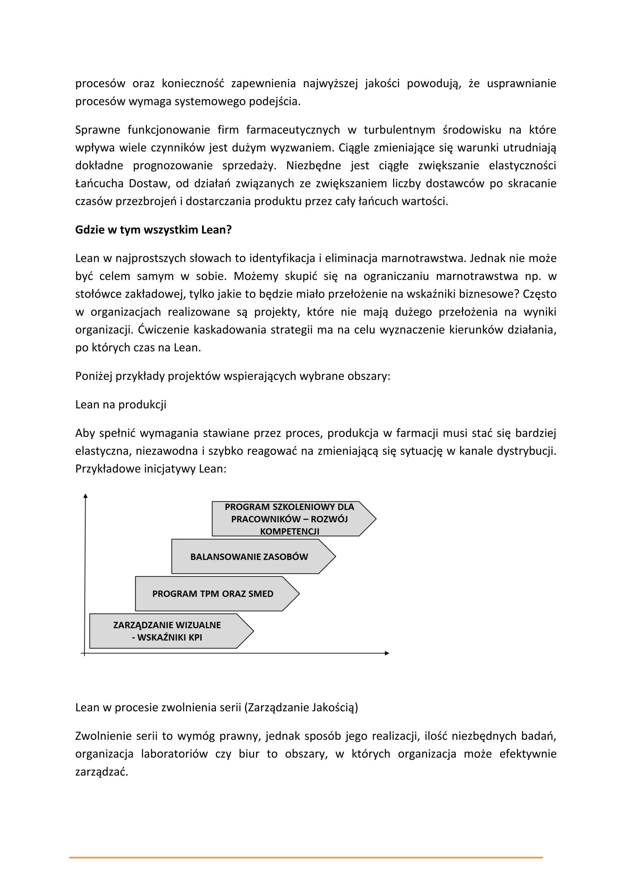 LEAN w farmacji | PDF | Logistics | Business