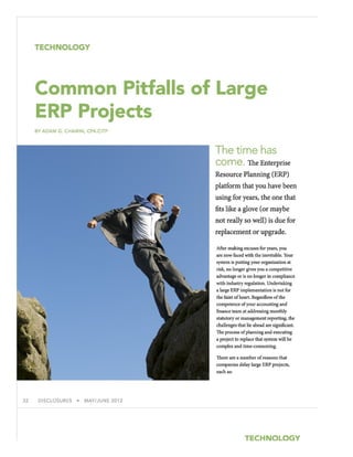 Disclosures - Pitfalls of Large ERP Projects May-June 2012 - Page_ 32