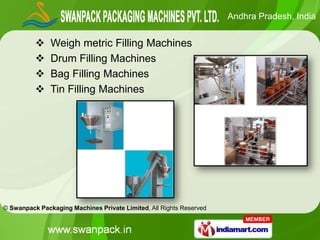 Andhra Pradesh, India


              Weigh metric Filling Machines
              Drum Filling Machines
              B...