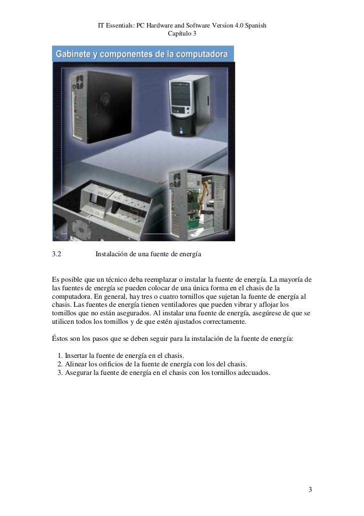 capitulo3itessentialspchardwareandsoftwareversion40spanish