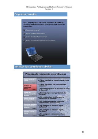 IT Essentials: PC Hardware and Software Version 4.0 Spanish
                        Capítulo 12




                                                              20
 
