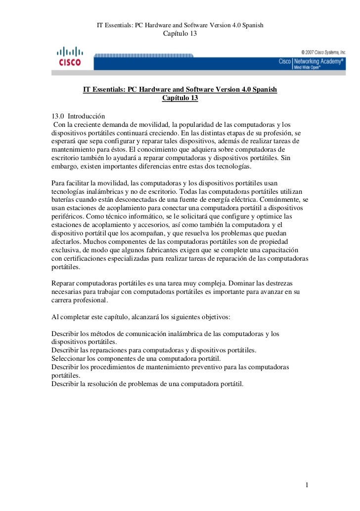 capitulo13itessentialspchardwareandsoftwareversion40spanish