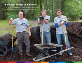14
CNO Financial believes in building stronger communities
for our customers, our associates and our neighbors.
Building Stronger Communities
 