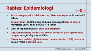 Infeksi Rabies Comprehensive Management of Rabies: Protocols, Diagnosis, and ...