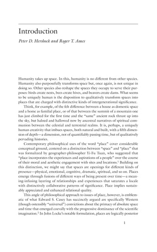 Hallowed Examples Philosophies Of Place An Intercultural Conversation Illustrated Peter D ...