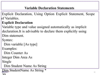 Declaration Statement Vb 1751884730-Visual Basic -Unitj CS B.pptx