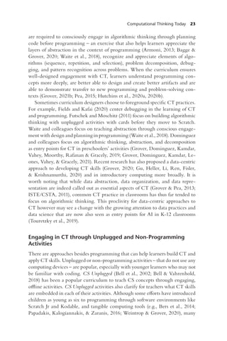 Computational Thinking In Education A Pedagogical Perspective 1st ...