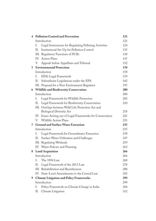 Development Of Environmental Laws In India Kanchi Kohli Manju Menon | PDF