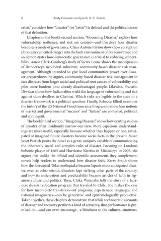 Horowitz Jacob Critical Disaster Studies Jacob Ac Remes Editor Andy Horowitz Editor | PDF
