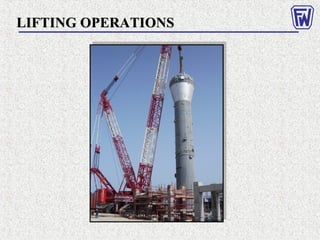 LIFTING OPERATIONSLIFTING OPERATIONS
 