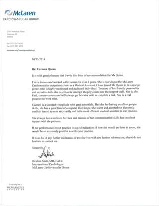 Letter of Rec-Dr. Shah