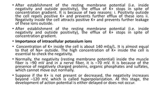 Comprehensive Overview of Resting Membrane Potential and Action ...