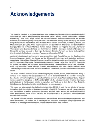 Oecd Agriculture And Food Policy Reviews Policies For The Future Of ...