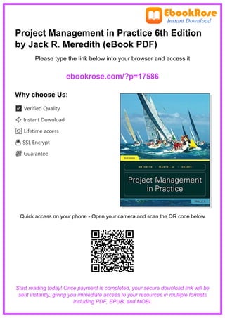 Comprehensive Guide to Project Management in Practice - 6th Edition by ...