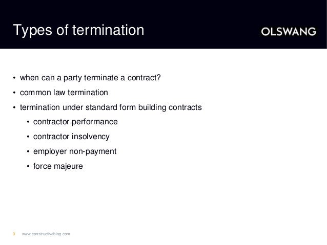 contract termination