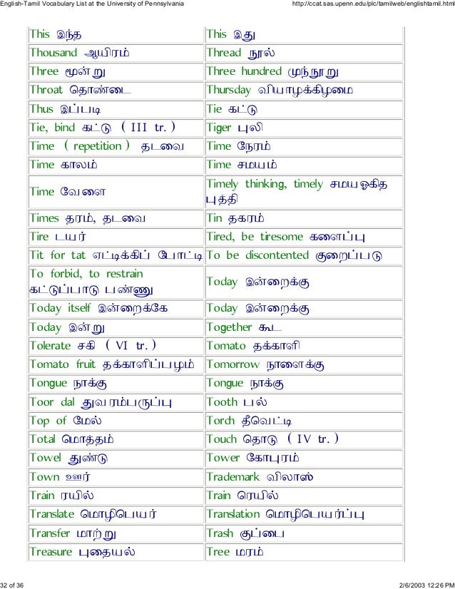 english tamil