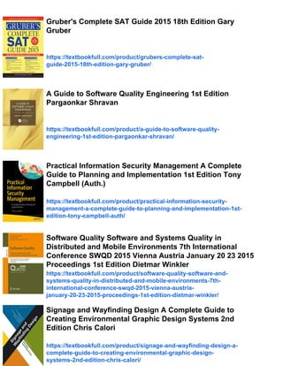 ISO 9001: 2015 A Complete Guide to Quality Management Systems 1st ...