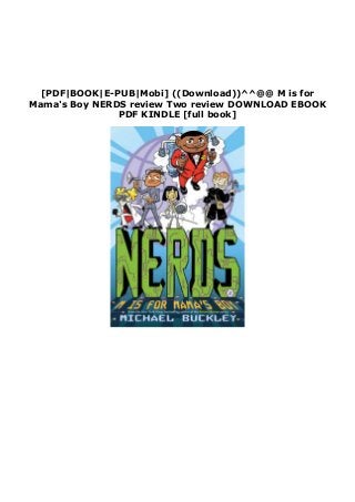 Read E Book M Is For Mama S Boy Nerds Review Two Review Read Onli