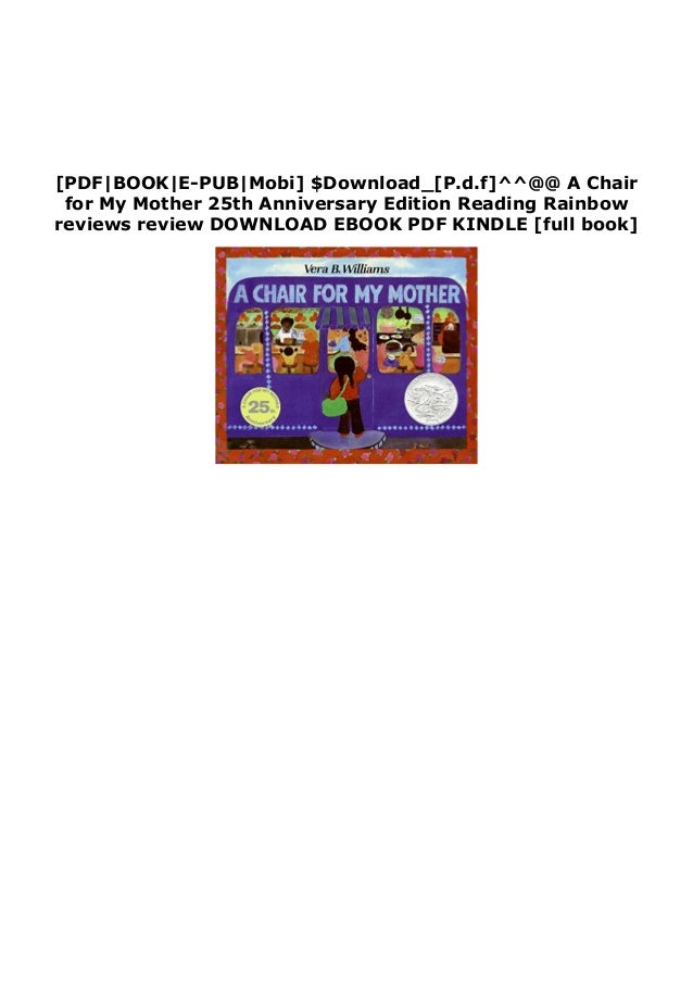 Read E Book A Chair For My Mother 25th Anniversary Edition Reading R