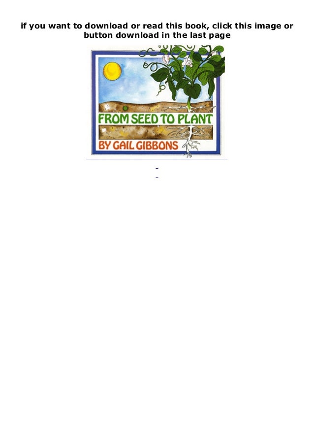 P D F Book From Seed To Plant Review Full Pages