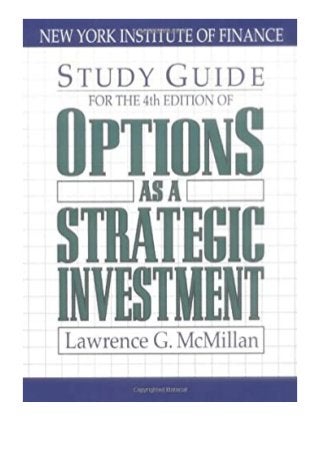 download_[p.d.f] Options As a Strategic Investment 4th Edition Study Guide review ^^Full_Books^^