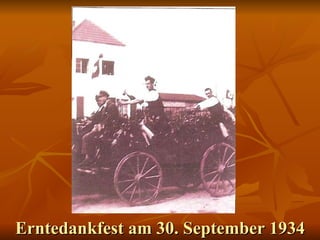 Erntedankfest am 30. September 1934 