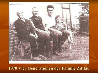 1970 Vier Generationen der Familie Zittlau 